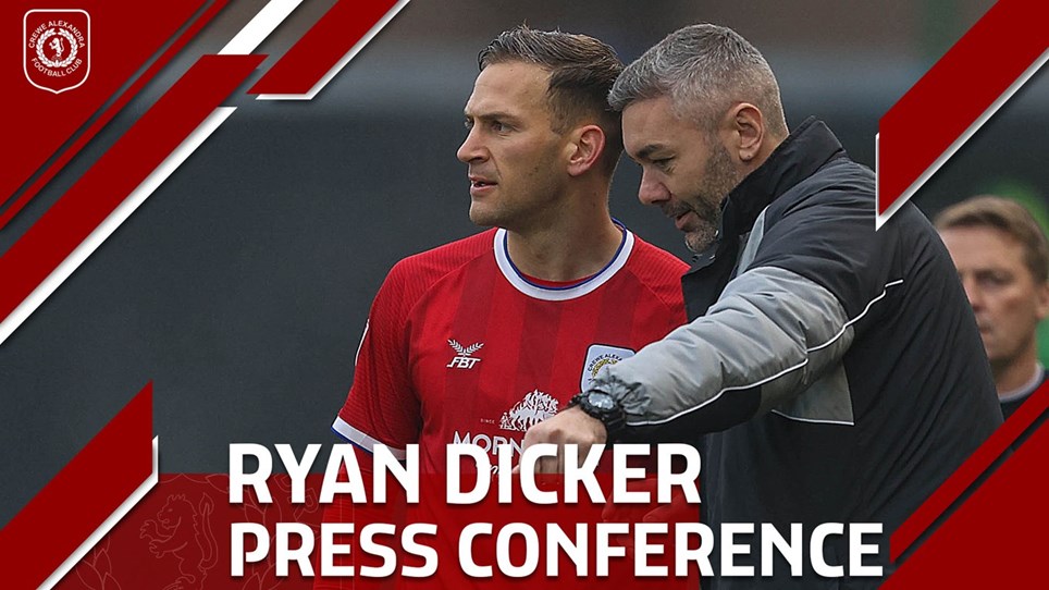 Press Conference | Ryan Dicker pre Colchester United