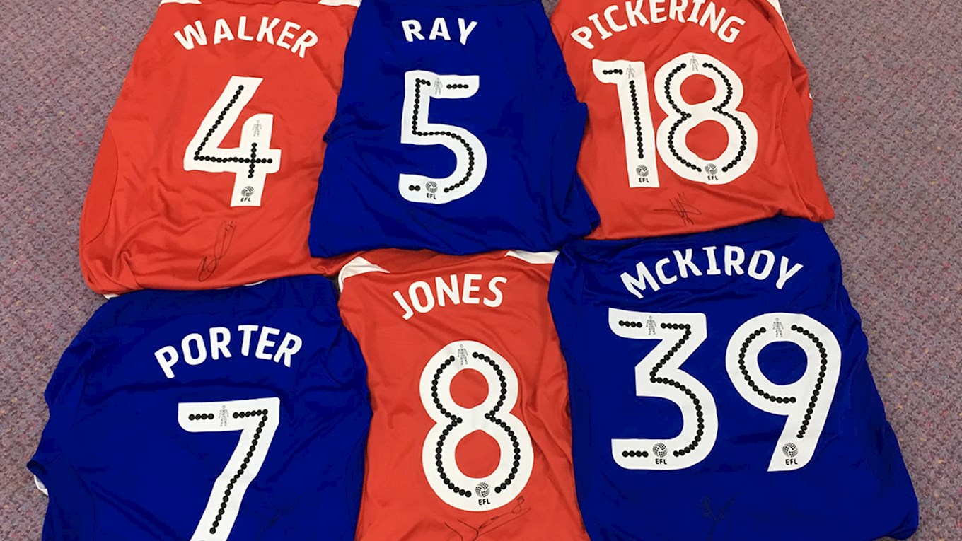 More Signed Match Worn Shirts For Auction! - News - Crewe Alexandra